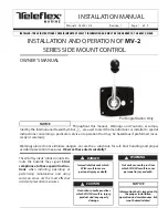 Preview for 1 page of Teleflex MV-2 Series Owner'S Manual