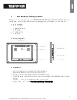 Предварительный просмотр 10 страницы Telefunken DPF 7900 Insrtruction Manual