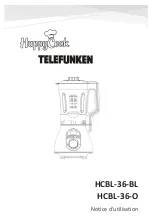 Preview for 1 page of Telefunken HappyCook HCBL-36-BL User Manual