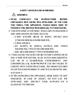 Preview for 16 page of Telefunken HCCF-17 Instruction Manual