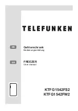 Telefunken KTFG1542FS2 User Manual preview