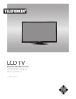 Предварительный просмотр 1 страницы Telefunken L22F137D2 Instruction Manual