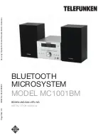 Telefunken MC1001BM Instruction Manual preview