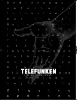 Telefunken MG1476C Instructions For Use Manual preview