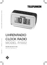 Preview for 1 page of Telefunken R1002 Instruction Manual