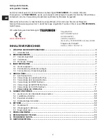 Preview for 2 page of Telefunken SA101BR2 Instruction Manual