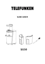 Preview for 18 page of Telefunken SJ150 Instruction Manual