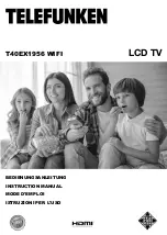 Telefunken T40EX1956 WIFI Instruction Manual preview