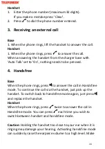 Preview for 16 page of Telefunken TD 291 User Manual