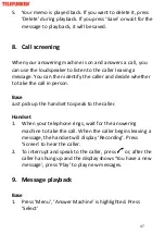 Preview for 47 page of Telefunken TD 291 User Manual