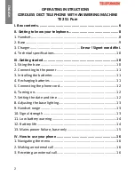 Preview for 2 page of Telefunken TE 251 Pure Operating Instructions Manual