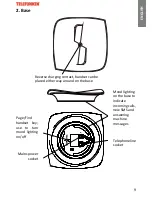 Предварительный просмотр 9 страницы Telefunken TE 251 Pure Operating Instructions Manual