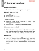 Preview for 16 page of Telefunken TE 251 Pure Operating Instructions Manual