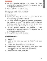 Preview for 21 page of Telefunken TE 251 Pure Operating Instructions Manual