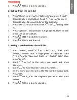 Preview for 25 page of Telefunken TE 251 Pure Operating Instructions Manual