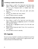 Preview for 26 page of Telefunken TE 251 Pure Operating Instructions Manual