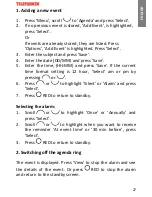 Preview for 27 page of Telefunken TE 251 Pure Operating Instructions Manual