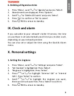 Preview for 29 page of Telefunken TE 251 Pure Operating Instructions Manual