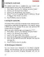 Preview for 32 page of Telefunken TE 251 Pure Operating Instructions Manual