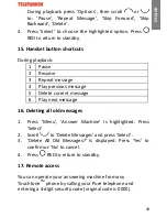 Preview for 43 page of Telefunken TE 251 Pure Operating Instructions Manual