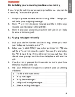 Preview for 45 page of Telefunken TE 251 Pure Operating Instructions Manual