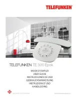 Telefunken TE 300 EPOK User Manual preview