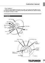 Предварительный просмотр 3 страницы Telefunken TF-1599 Instruction Manual