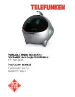 Предварительный просмотр 1 страницы Telefunken TF-1634UB Instruction Manual