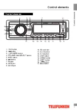 Предварительный просмотр 8 страницы Telefunken TF-CCR8101 Instruction Manual