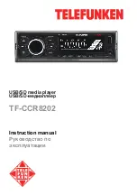 Preview for 1 page of Telefunken TF-CCR8202 Instruction Manual