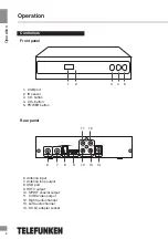 Предварительный просмотр 6 страницы Telefunken TF-DVBT227 Instruction Manual