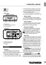 Предварительный просмотр 3 страницы Telefunken TF-DVR06HD Instruction Manual