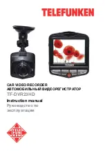 Предварительный просмотр 1 страницы Telefunken TF-DVR23HD Instruction Manual