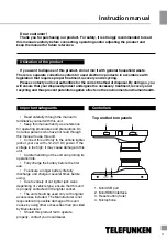 Предварительный просмотр 3 страницы Telefunken TF-DVR32FHD Instruction Manual