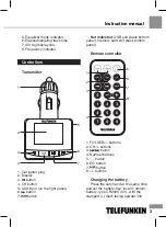 Preview for 3 page of Telefunken TF-FMT12 Instruction Manual