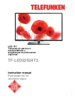 Telefunken TF-LED22S24T2 Instruction Manual preview