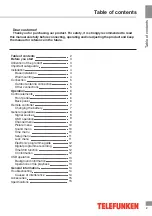 Preview for 2 page of Telefunken TF-LED32S31T2 Instruction Manual