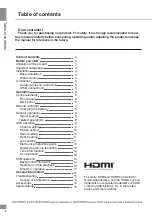 Предварительный просмотр 3 страницы Telefunken TF-LED43S21T2SU Instruction Manual