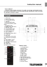 Preview for 3 page of Telefunken TF-MS3303B Instruction Manual