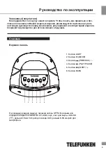 Предварительный просмотр 7 страницы Telefunken TF-PS2102 Instruction Manual