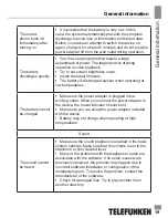 Preview for 19 page of Telefunken TF-SP4001 Instruction Manual