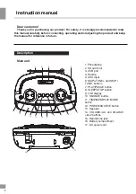 Предварительный просмотр 2 страницы Telefunken TF-SRP3469 Instruction Manual