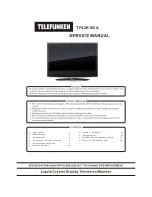 Предварительный просмотр 1 страницы Telefunken TF42K192A Service Manual