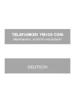 Preview for 59 page of Telefunken TM 100 COSI User Manual