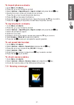 Preview for 21 page of Telefunken TM350 IZY Instruction Manual