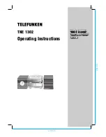 Telefunken TNE 1302 Operating Instructions Manual preview