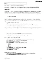 Preview for 71 page of Telefunken TX 101 User Manual