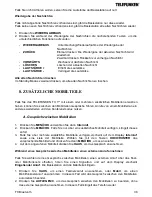 Preview for 38 page of Telefunken TX 103 User Manual