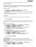 Preview for 76 page of Telefunken TX 103 User Manual