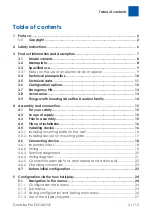 Preview for 3 page of Telegärtner DoorLine Pro EXCLUSIVE Series Operating And Assembly Instructions Manual